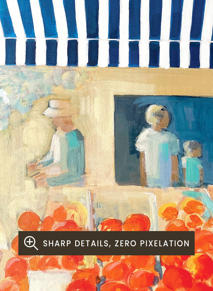 Awol Art Alex - Red Fruit Market Art Print