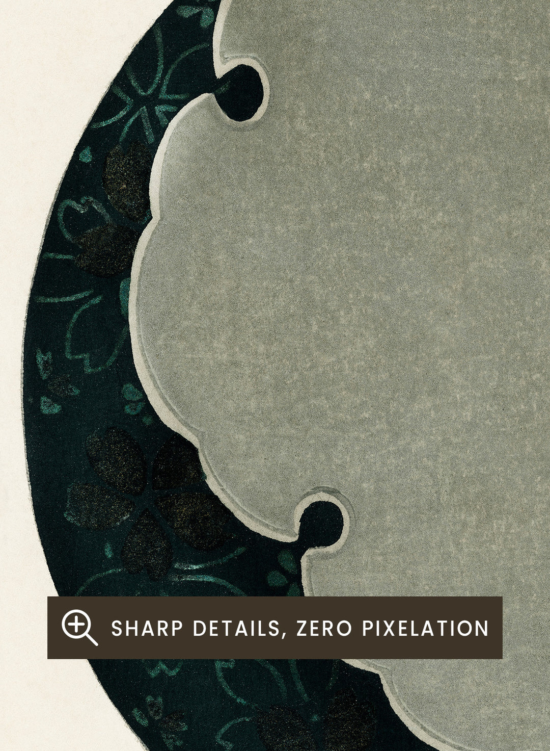 Watanabe Seitei Moon Illustration Art Print
