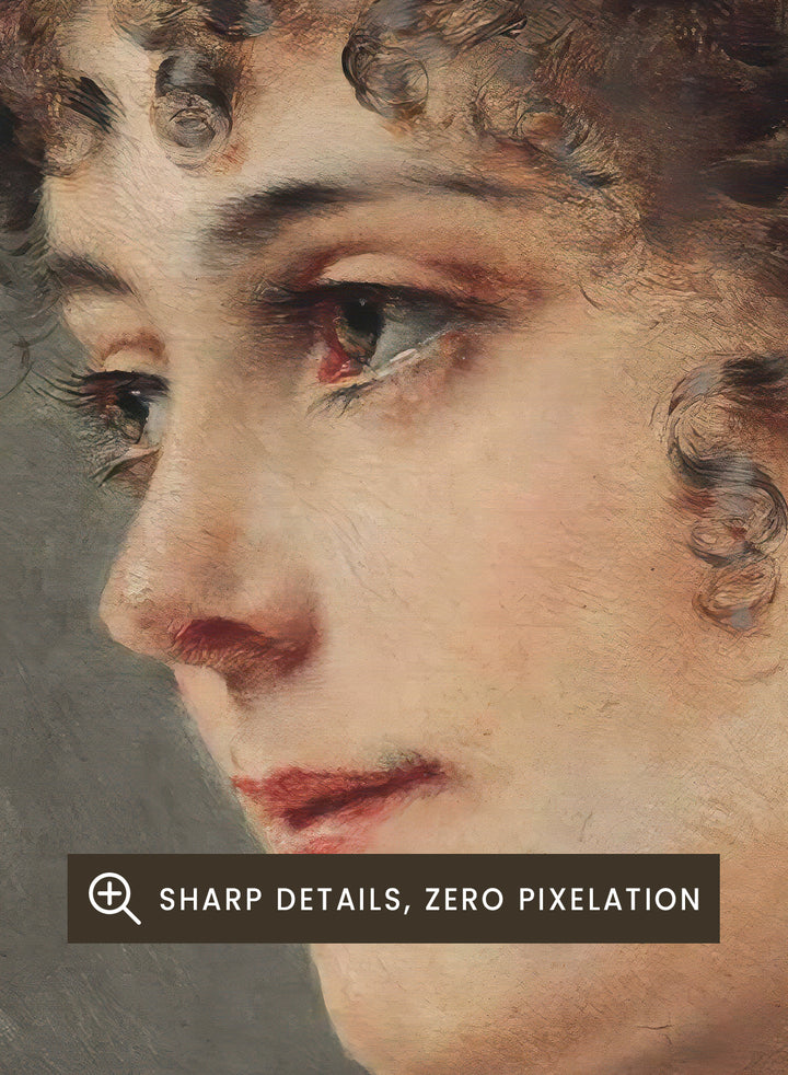 "A Young Beauty" Art Print