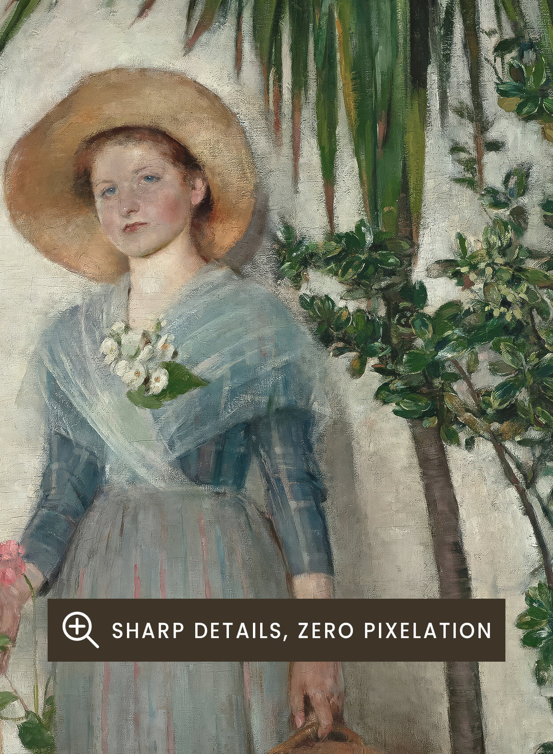 "In the Orangery" Art Print