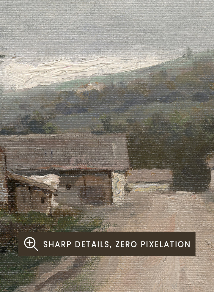 "From the West Slovak Village" Art Print