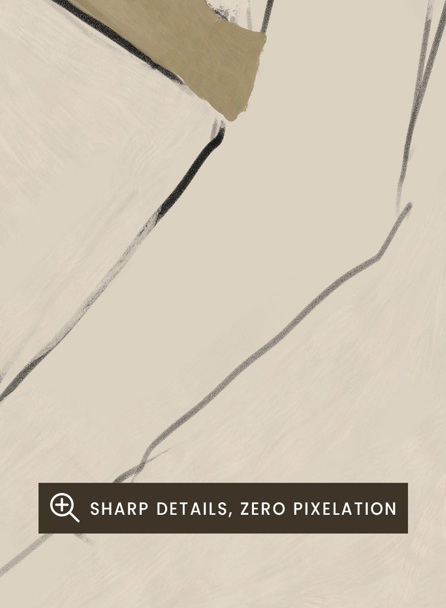 Shop Chill by Dan Hobday, a contemporary figurative art print featuring a relaxed seated figure, soft neutral tones, bold black forms, and minimal linework.