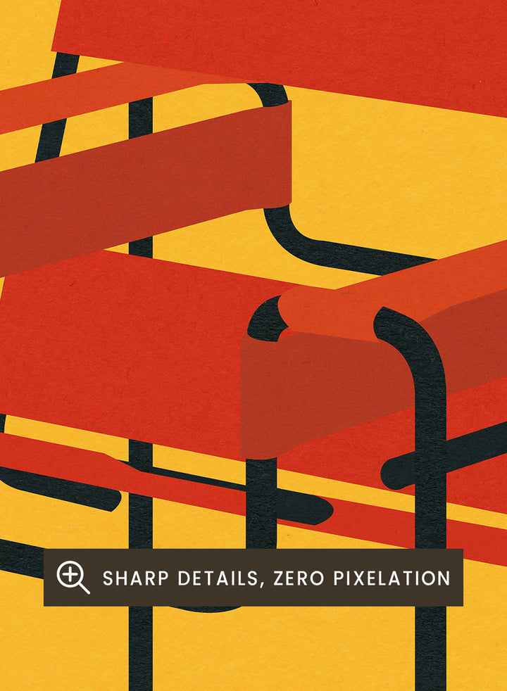 Rosi Feist - Wassily Chair Marcel Breuer Art Print