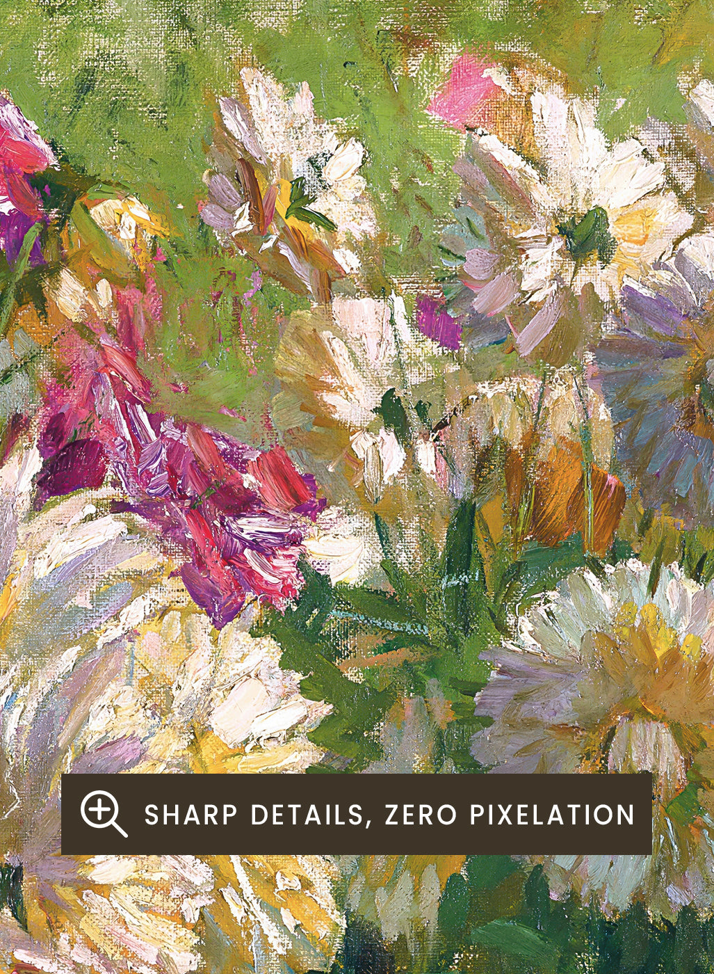 In “Dahlias” vintage art print, Carl Moll captures a vibrant cluster of garden flowers with bold brushwork and luminous color. Ivory, peach, and plum-colored dahlias fill the canvas, their petals nestled among dense green stems. This antique botanical poster is ideal for farmhouse and cottagecore interiors.