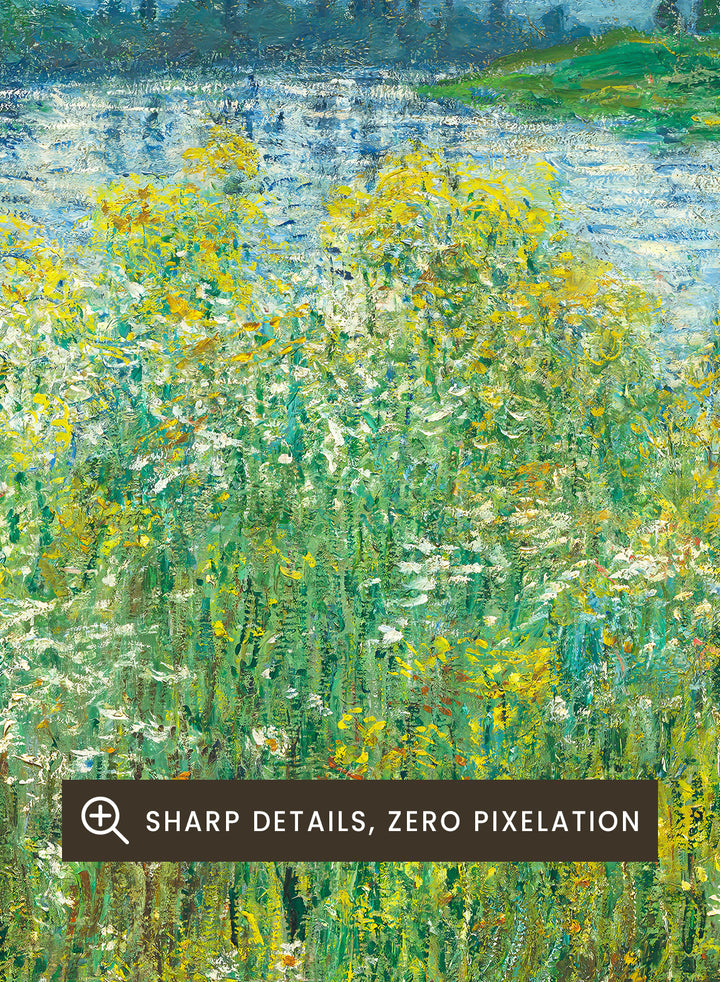 Banks of the Seine, Vétheuil 1880 by Monet Print