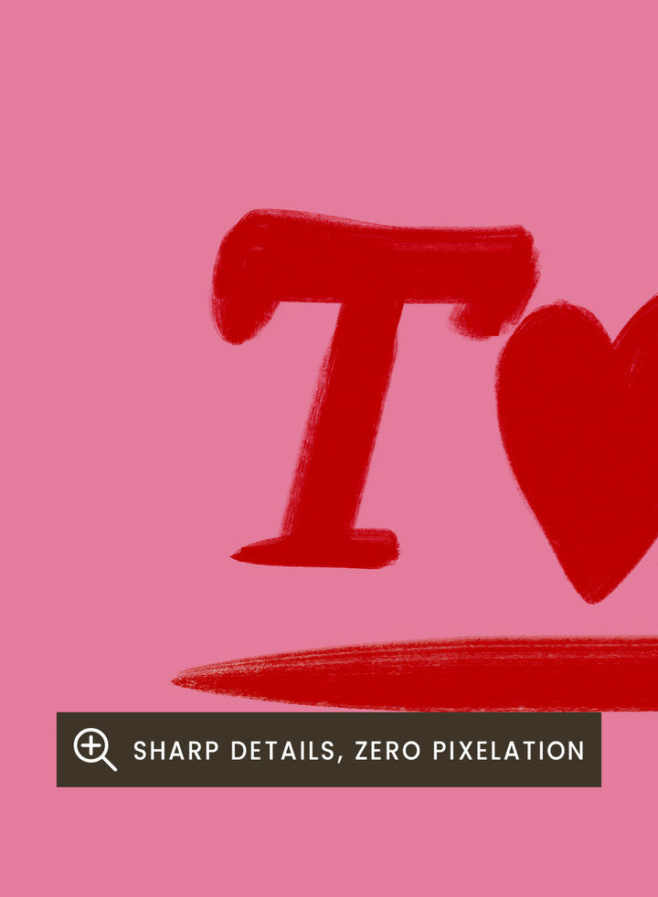 Pink poster with red text 'TODO: live in the moment' on a pink background. Typography wall art reading “live in the moment” with red hearts on pink background by Anne-Marie Volfova. Officially licensed motivational art print.