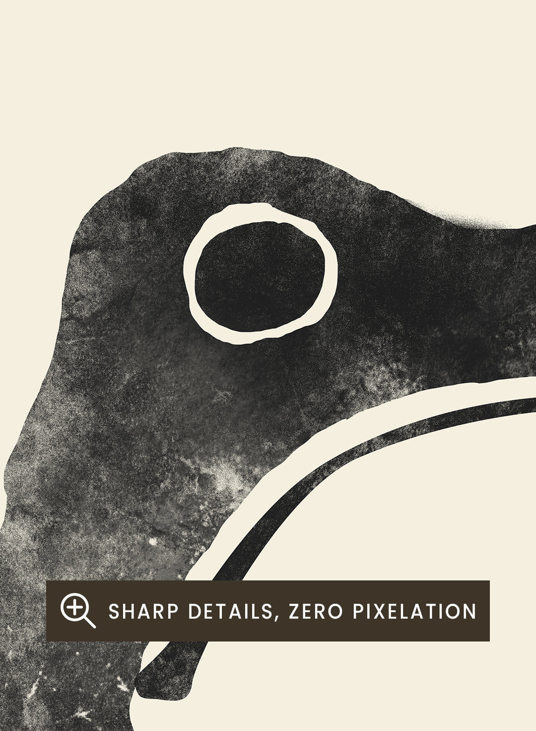 Inspired by Matsumoto Hoji 松本奉時 woodblock frog illustration, this Japanese poster art print showcases illustration of angry toad against beige background. Featuring a abstract black and beige frog drawing, this Japani vintage exhibition poster by Matsumoto Hoji is perfect for any boho, retro, minimalist, or Japani space.