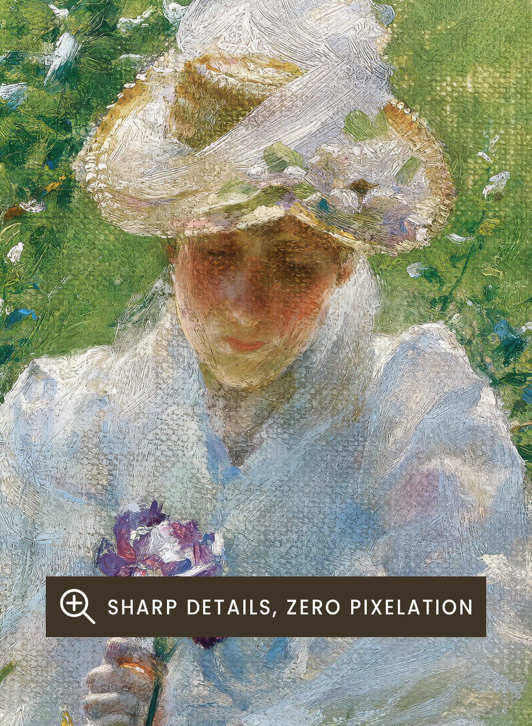 "The Iris Bed" Art Print