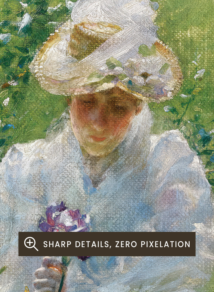 "The Iris Bed" Art Print