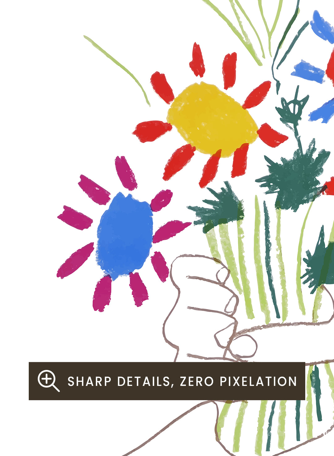 Pablo Picasso Bouquet of Peace Art Print