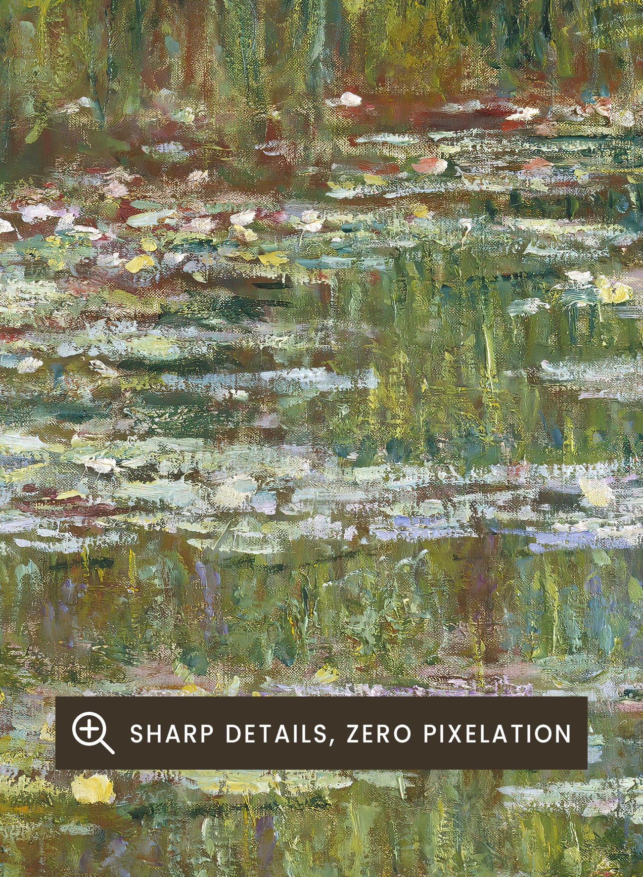 Claude Monet Bridge over a Pond of Water Lilies 1899 Vintage
