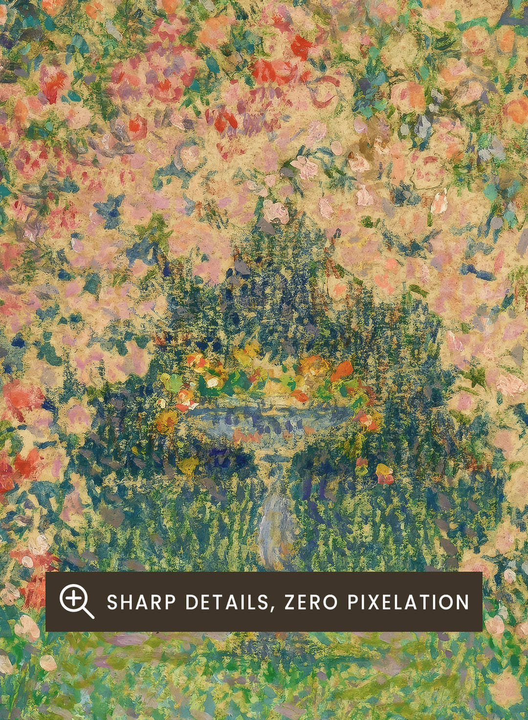 "The Rose Garden, Gerberoy" Art Print