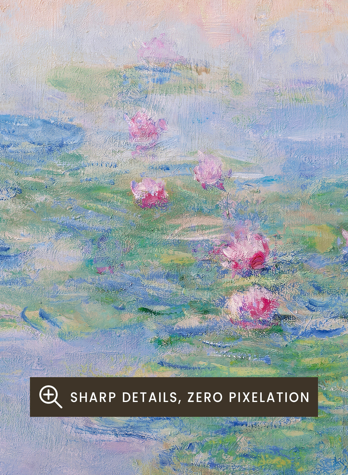 Claude Monet Water Lilies (1907) Vintage Poster Art Print – Sugar