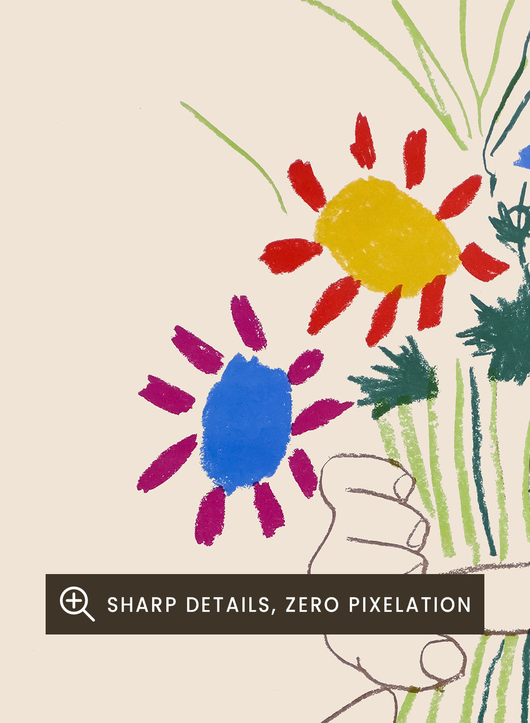 Pablo Picasso Bouquet of Peace Art Print