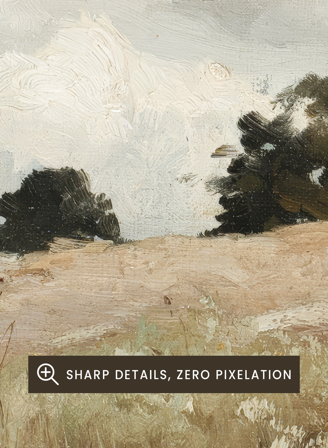 "Sädesfält, Landscape Study" Art Print