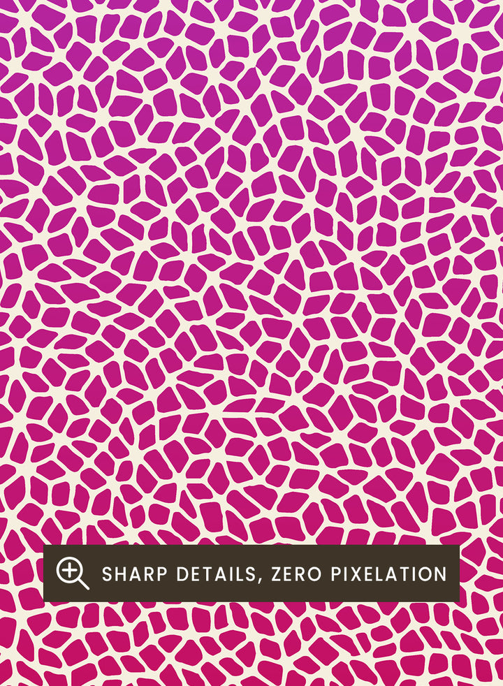Gradient Infinity Nets Inspired by Yayoi Kusama Art Print