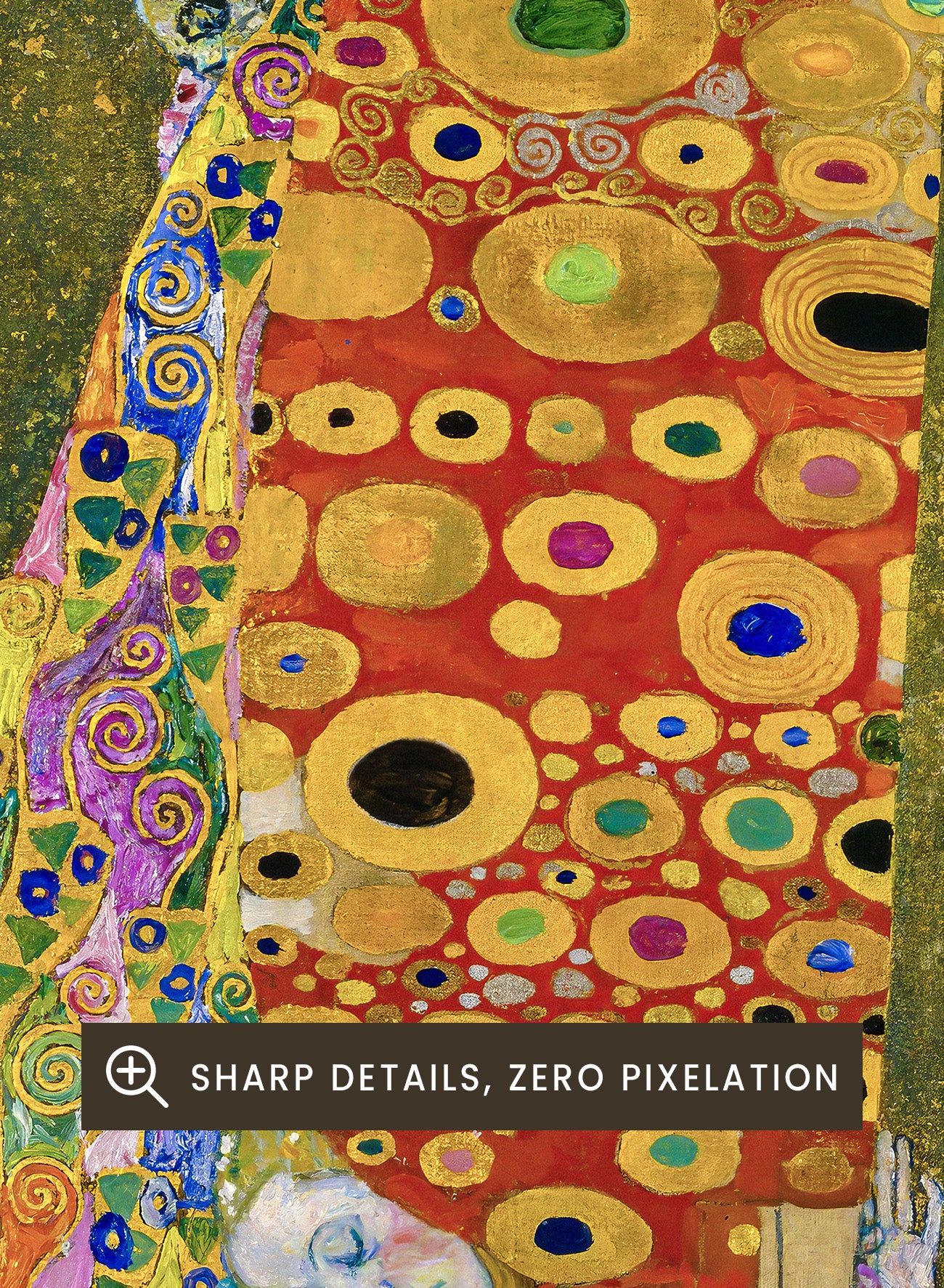 Gustav Klimt Hope II 1907-1908 Vintage Exhibition Poster Art Print