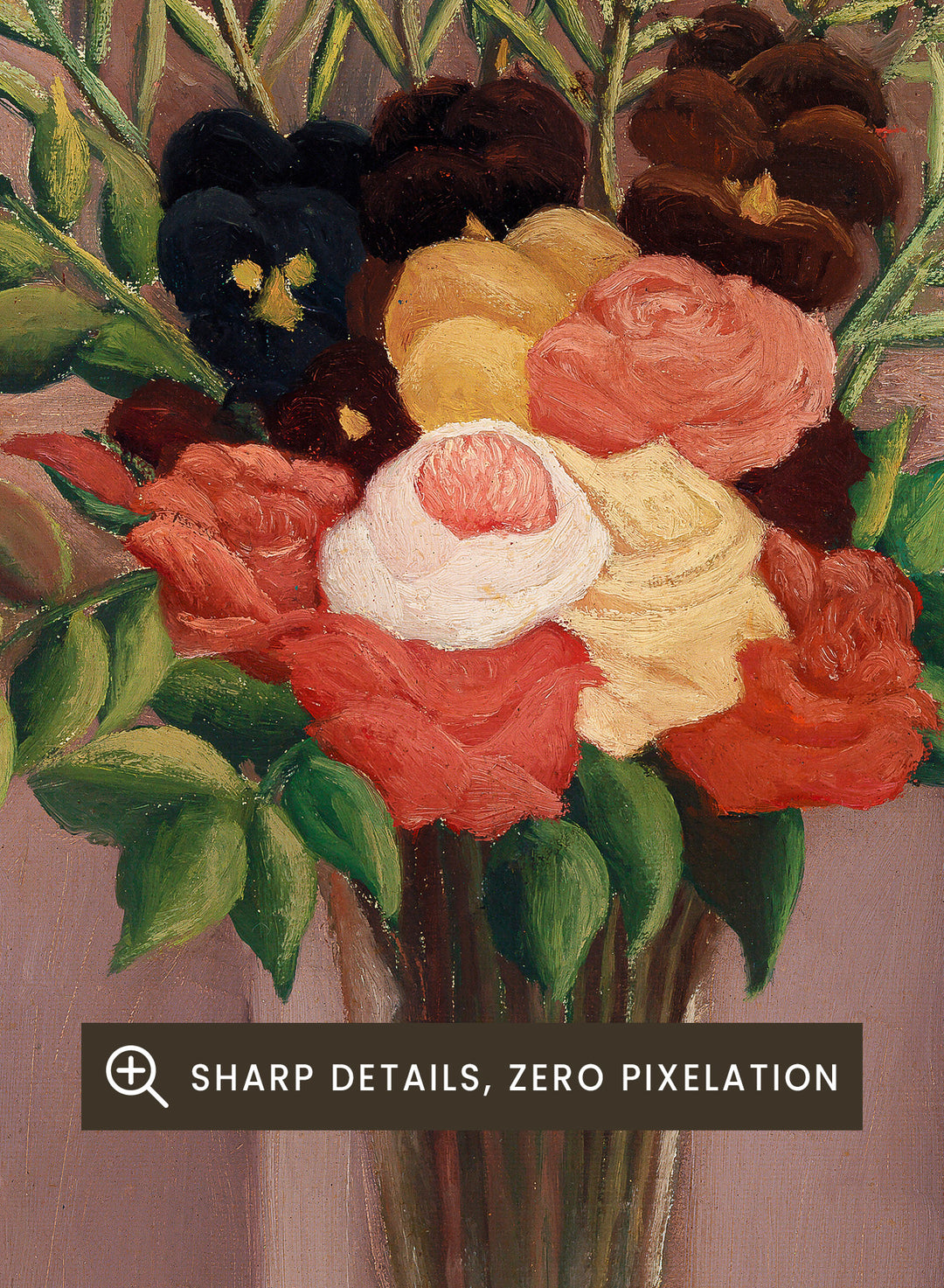Henri Rousseau Bouquet of Flowers Art Print