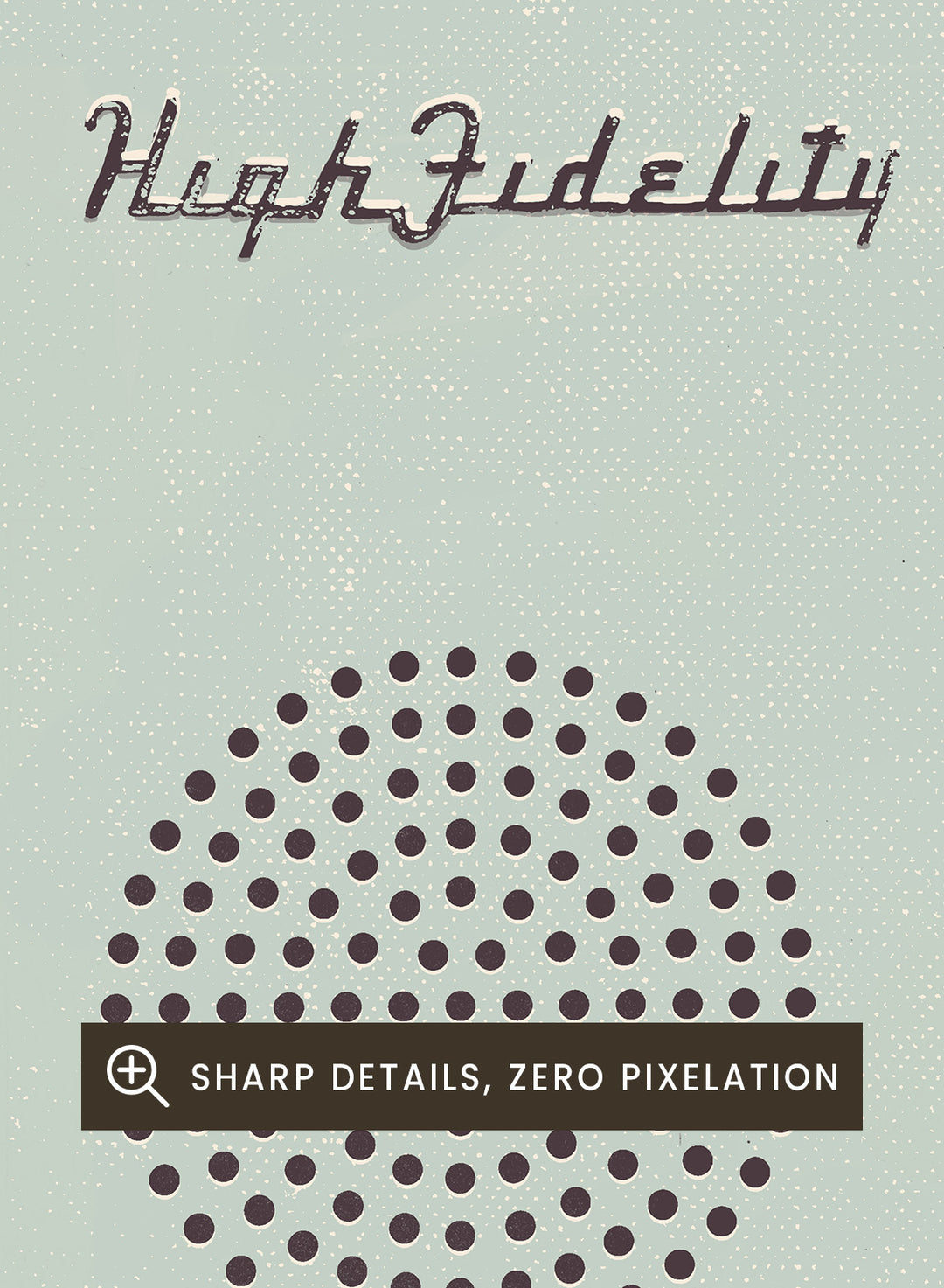 Vintage-style record player with vinyl record on a beige background. Retro Record Toaster by Florent Bodart is a playful vintage-inspired art print featuring a record player toaster, a modern retro wall poster with music theme.