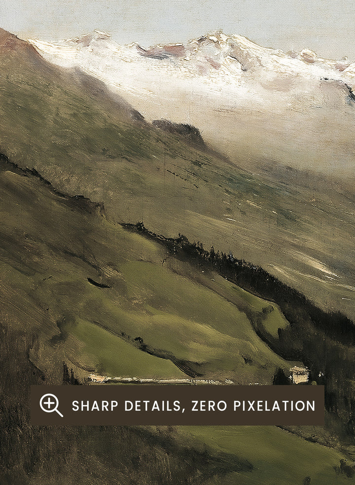 "The Gastein Valley" Art Print