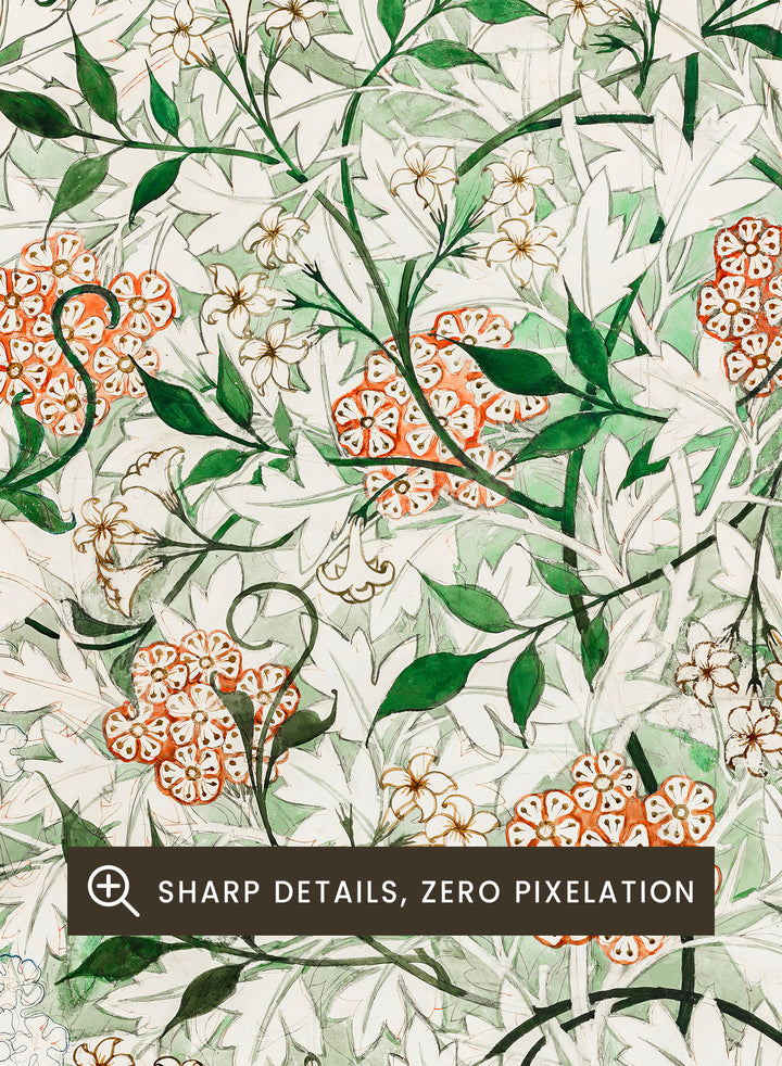 William Morris Jasmine Pattern Art Print