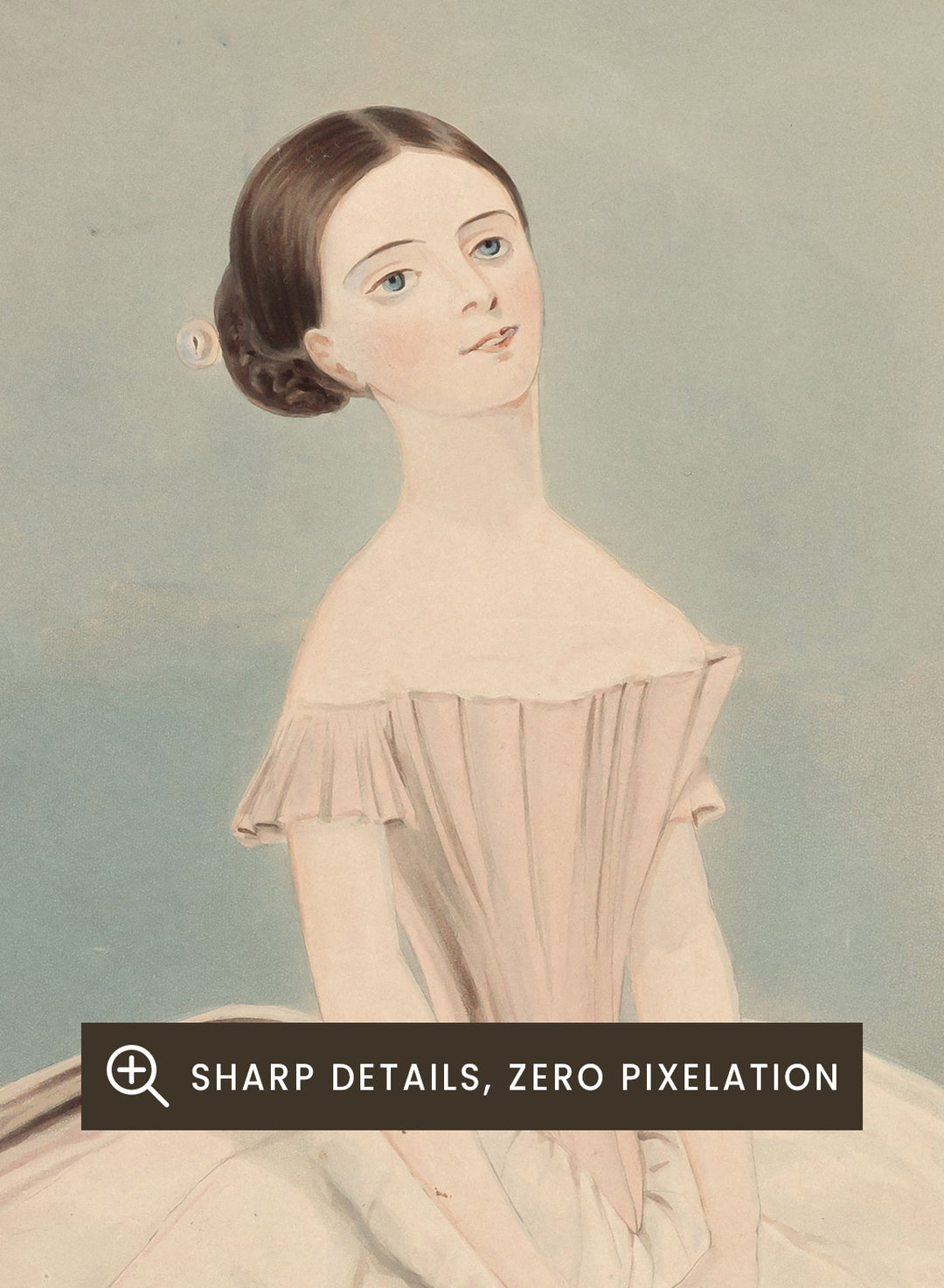 "Miss Clara Webster" Art Print