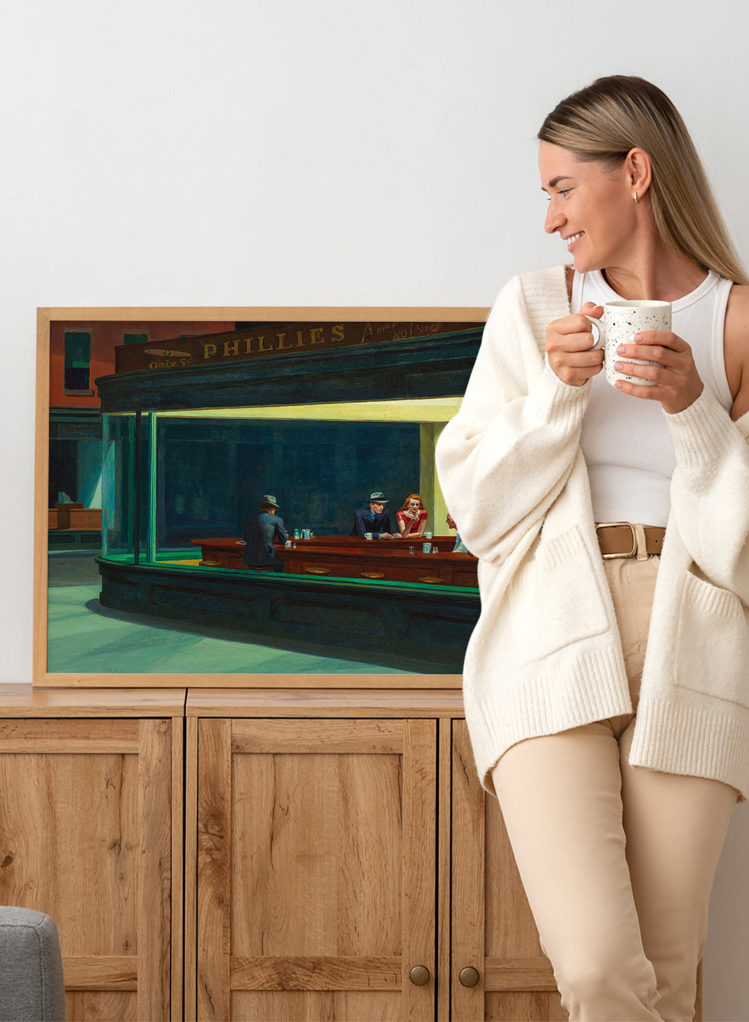 Edward Hopper Nighthawks 1942 Art Print EH01