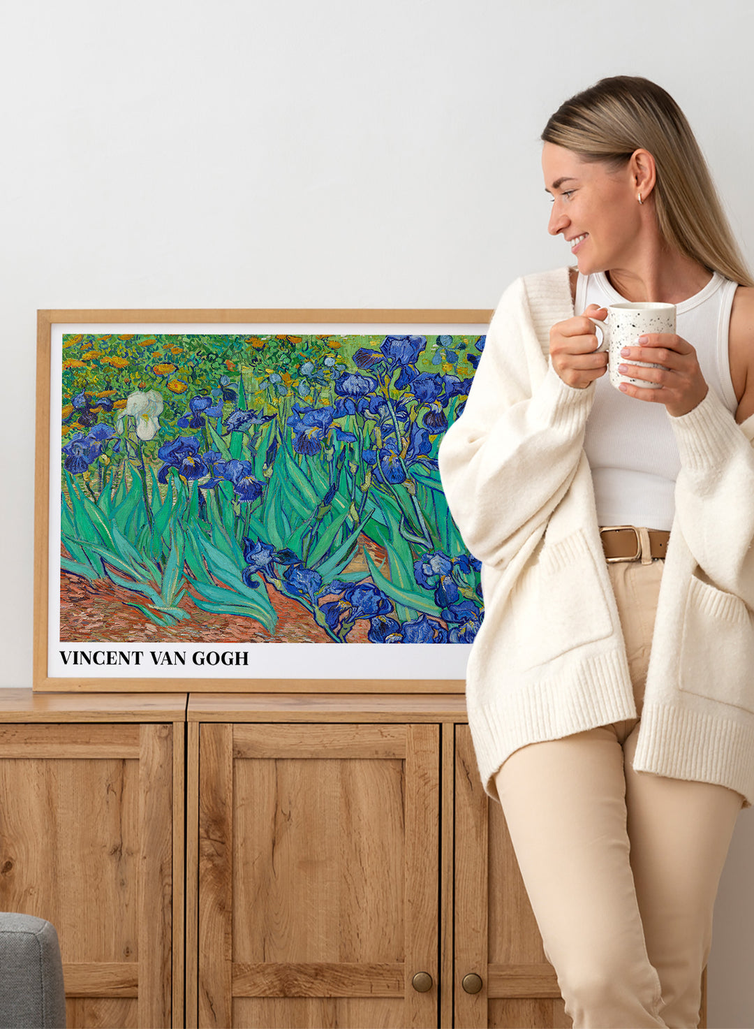 Van Gogh Irises 1889 Art Print