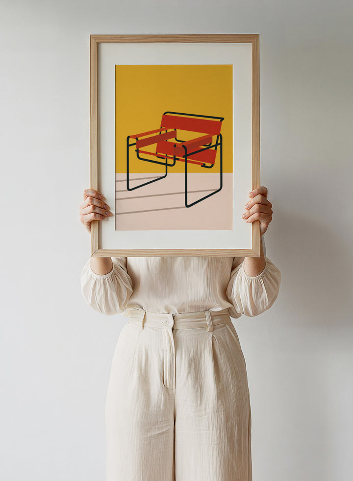 Rosi Feist - Wassily Chair Marcel Breuer Art Print