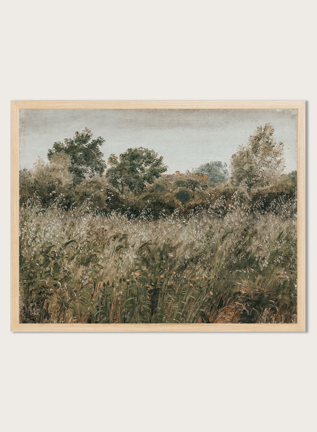 "Field of Oats near Vejby" Art Print