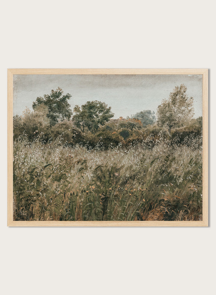 "Field of Oats near Vejby" Art Print