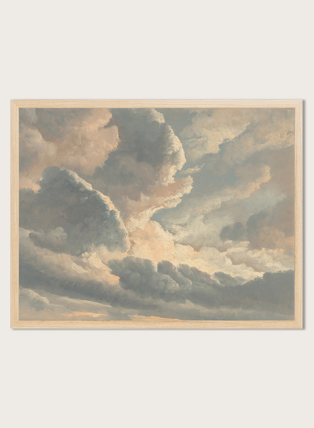 "Study of Clouds" Art Print