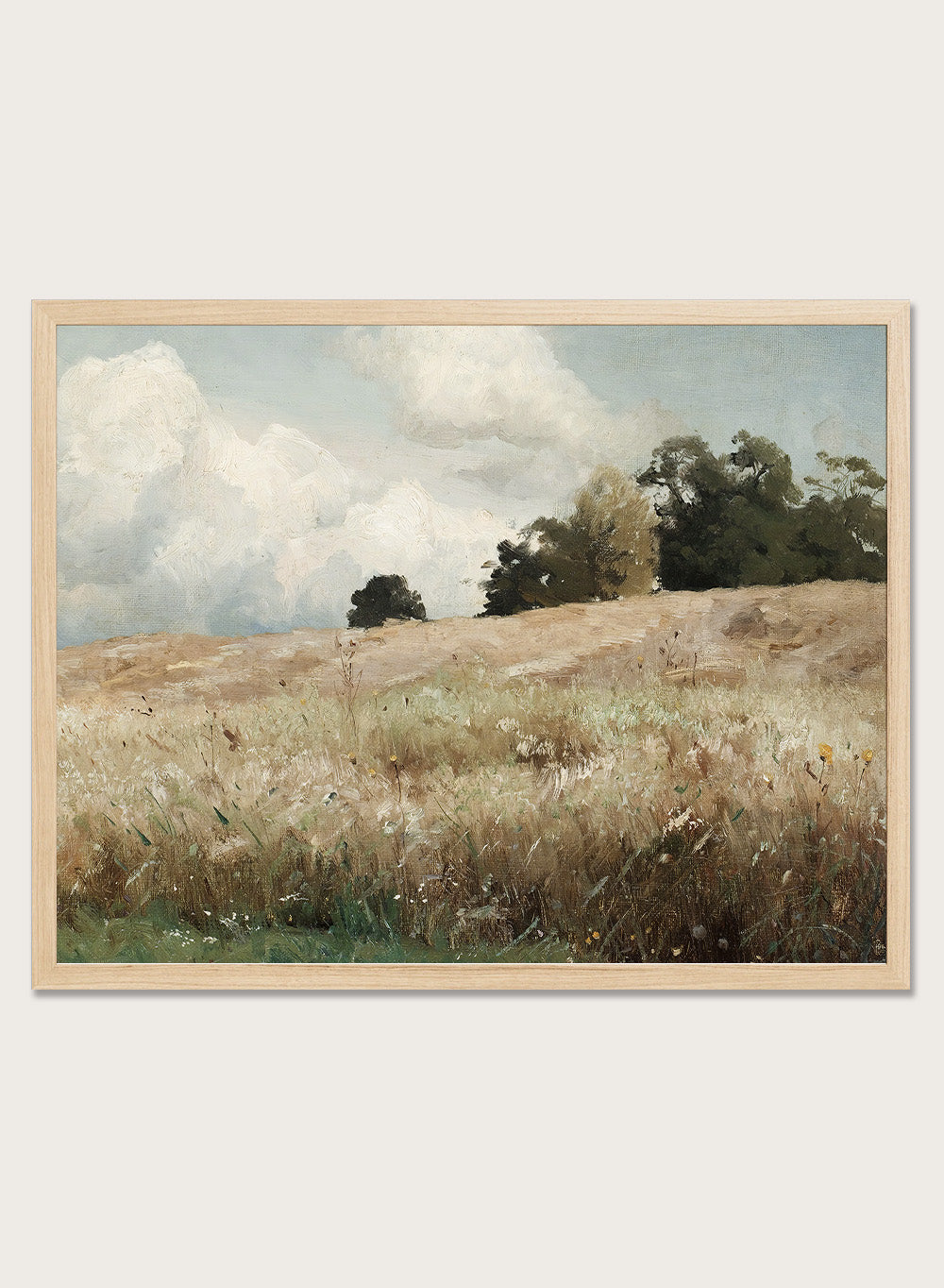 "Sädesfält, Landscape Study" Art Print