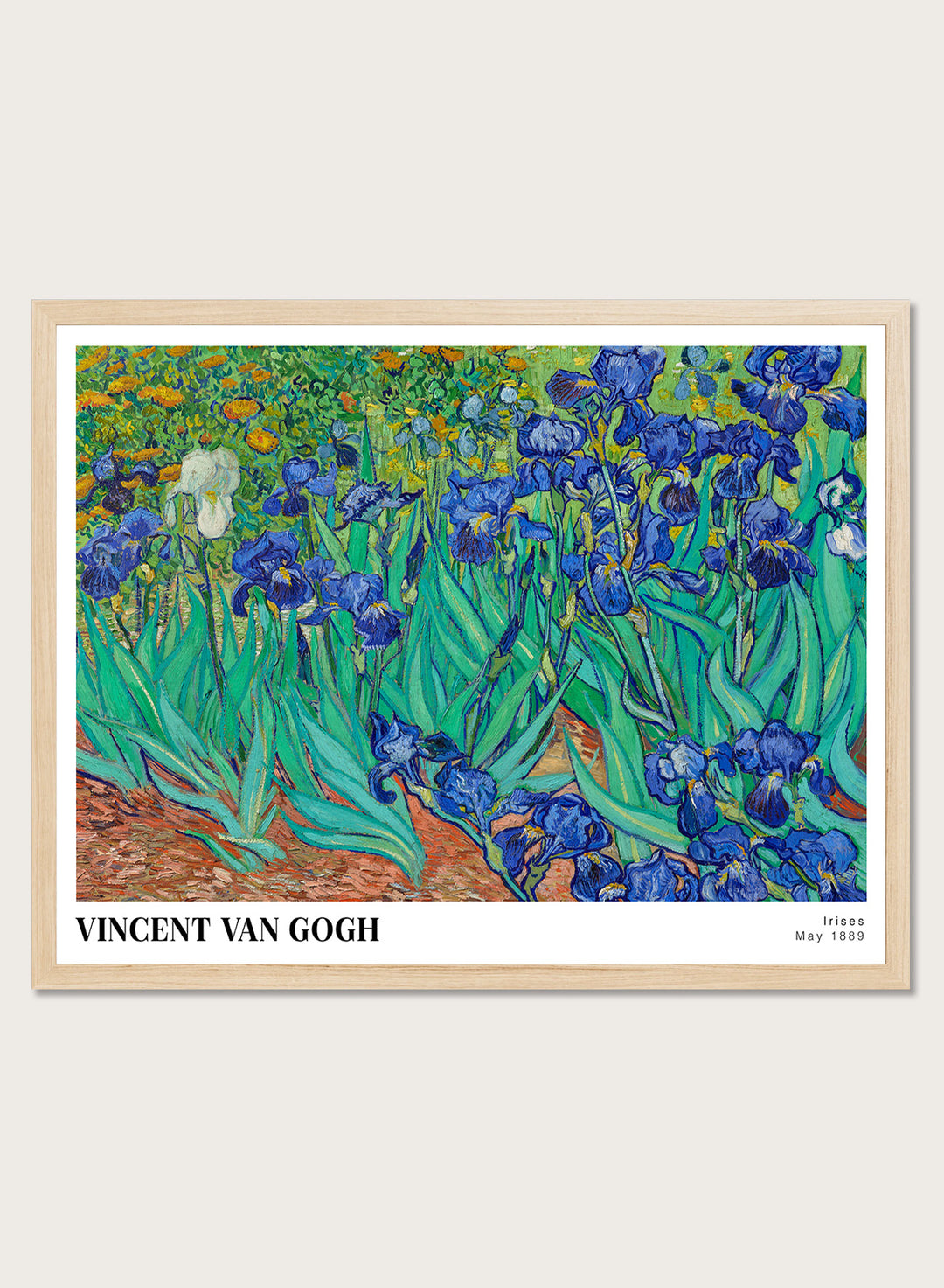 Van Gogh Irises 1889 Art Print