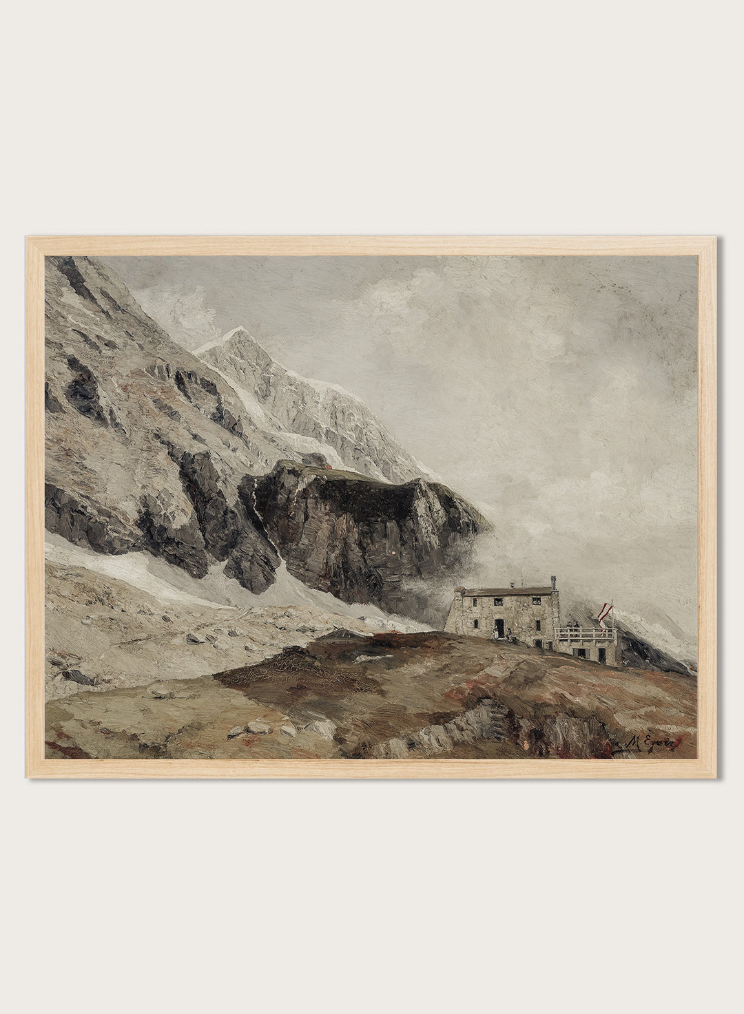 "View to the Mainzer Hütte" Art Print