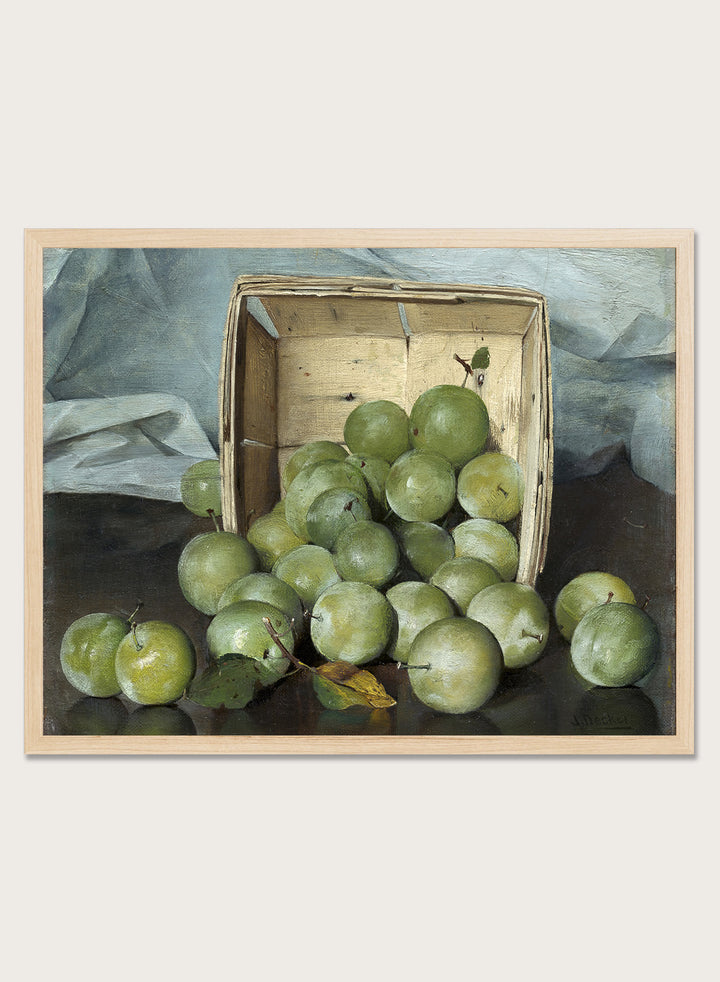 "Green Plums" Art Print