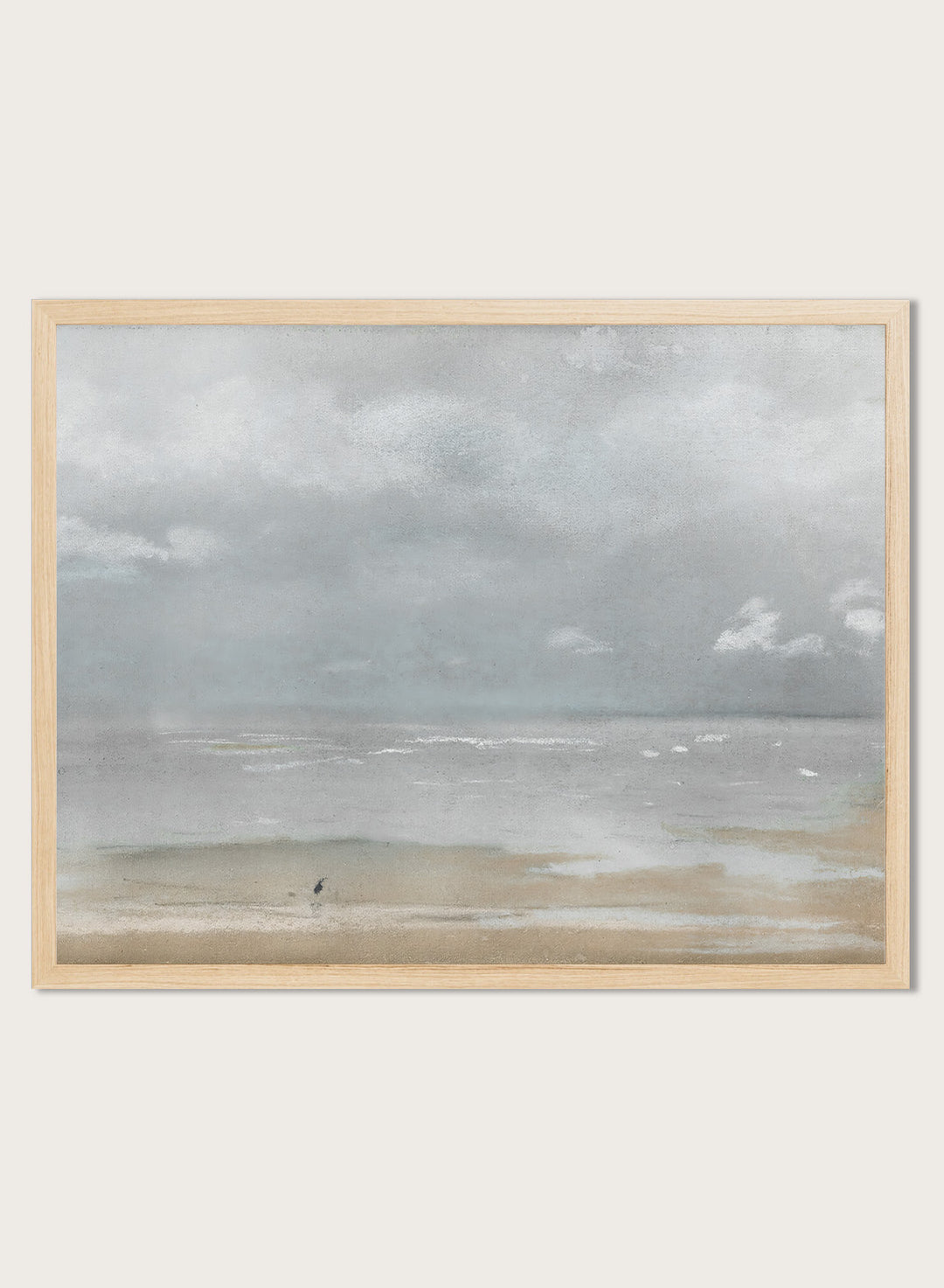 "Beach At Low Tide" Art Print