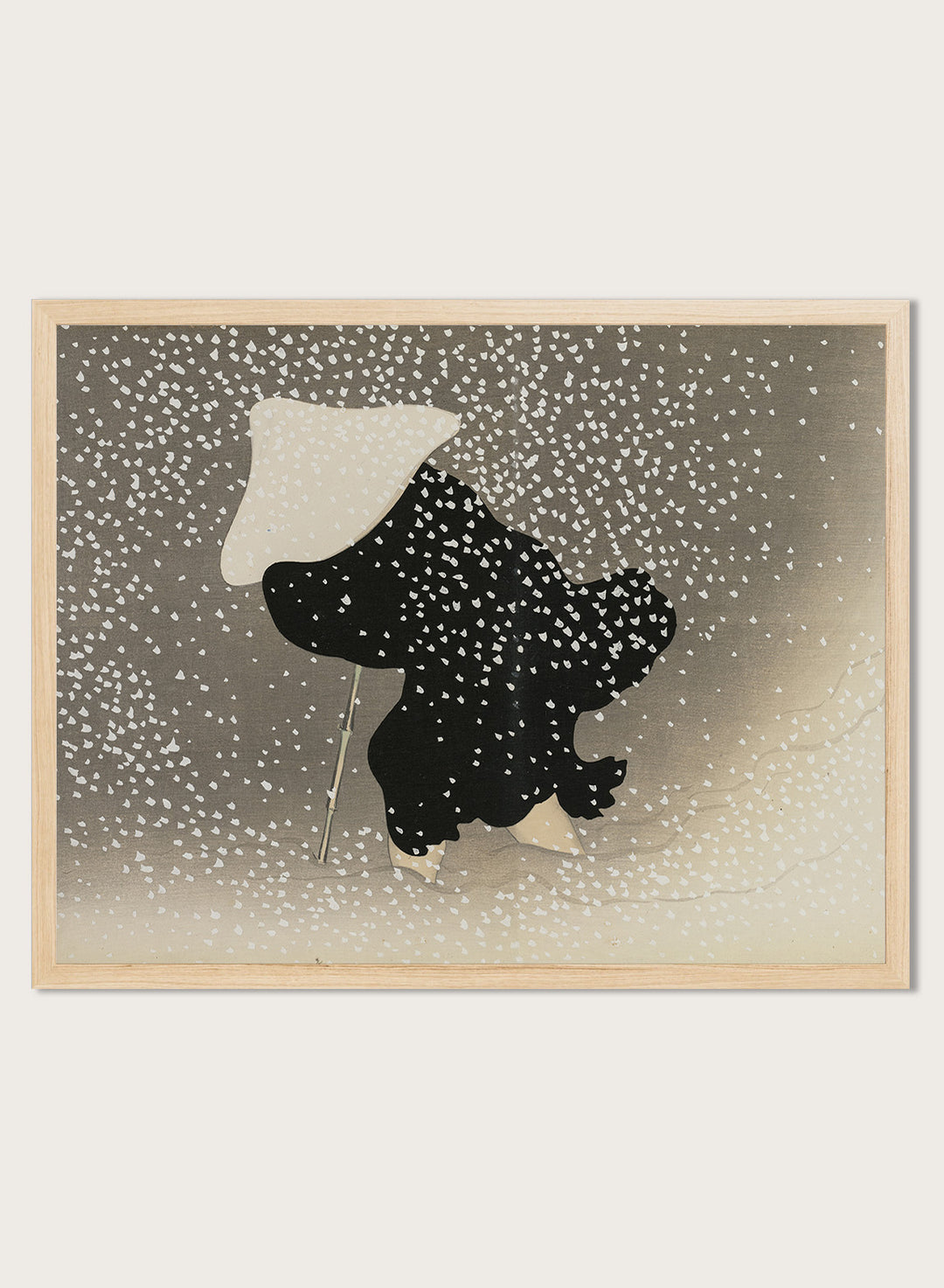 Kamisaka Sekka "Swirling Snow" Art Print