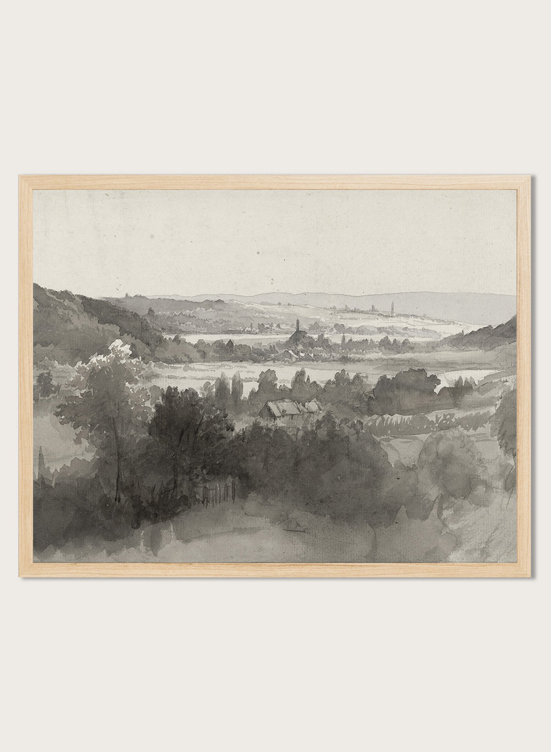 "View of a Valley" Art Print
