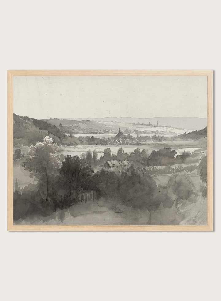 "View of a Valley" Art Print