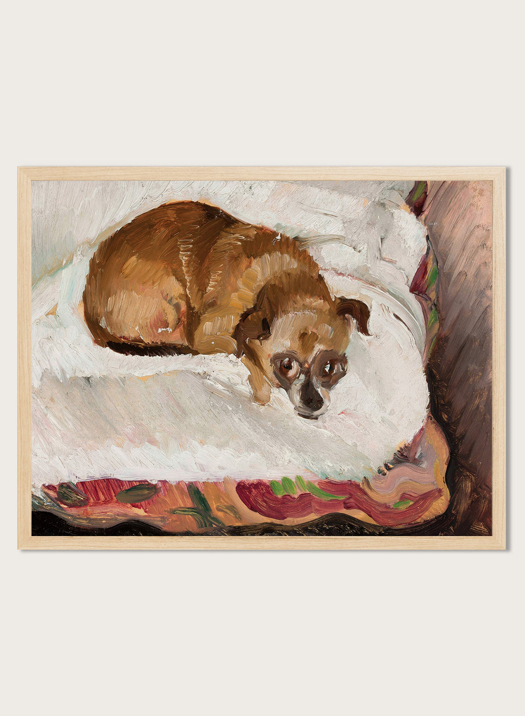"Lying Dog" Art Print