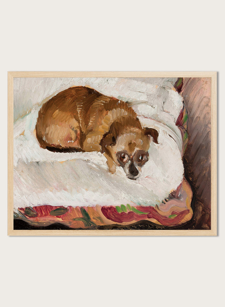 "Lying Dog" Art Print