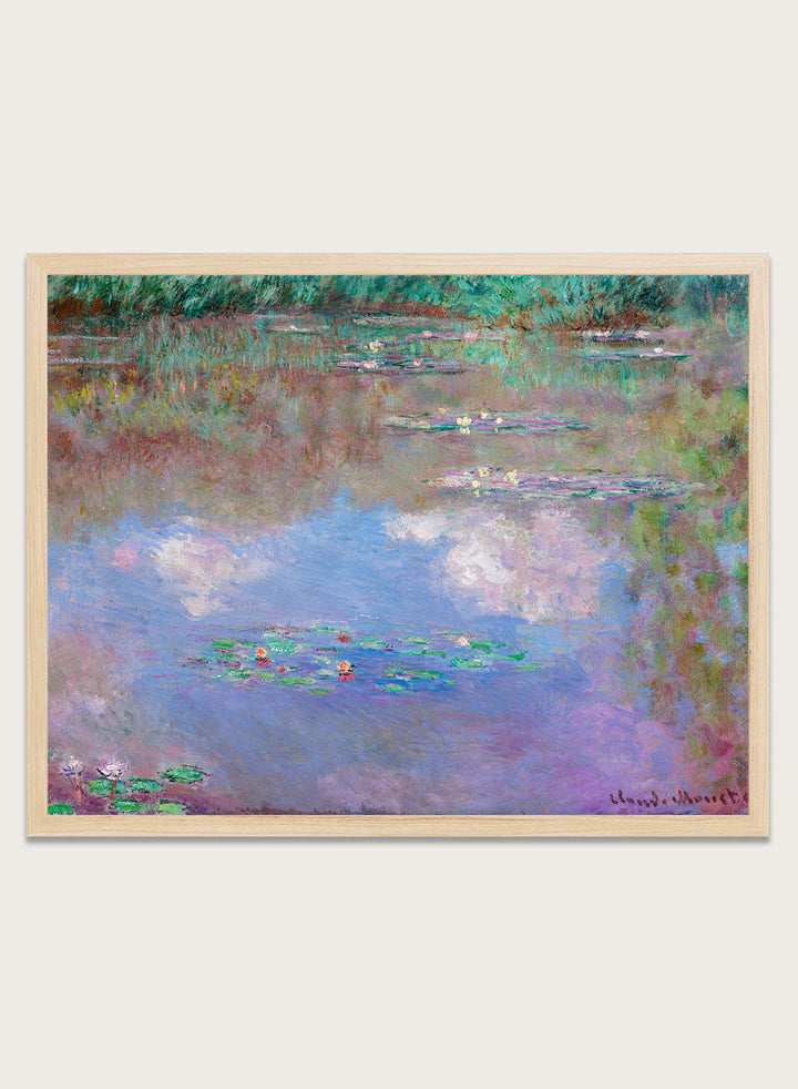 Claude Monet The Water Lily Pond (Clouds) Art Print