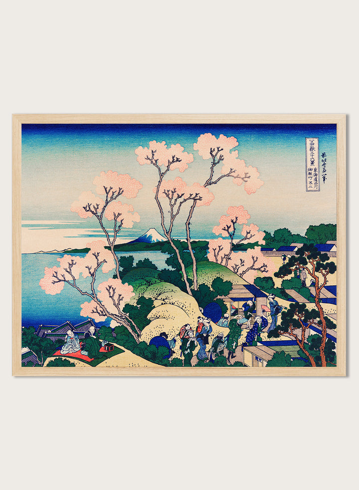 Katsushika Hokusai Goten-Yama Hill Shinagawa on the Tokaido Art Print