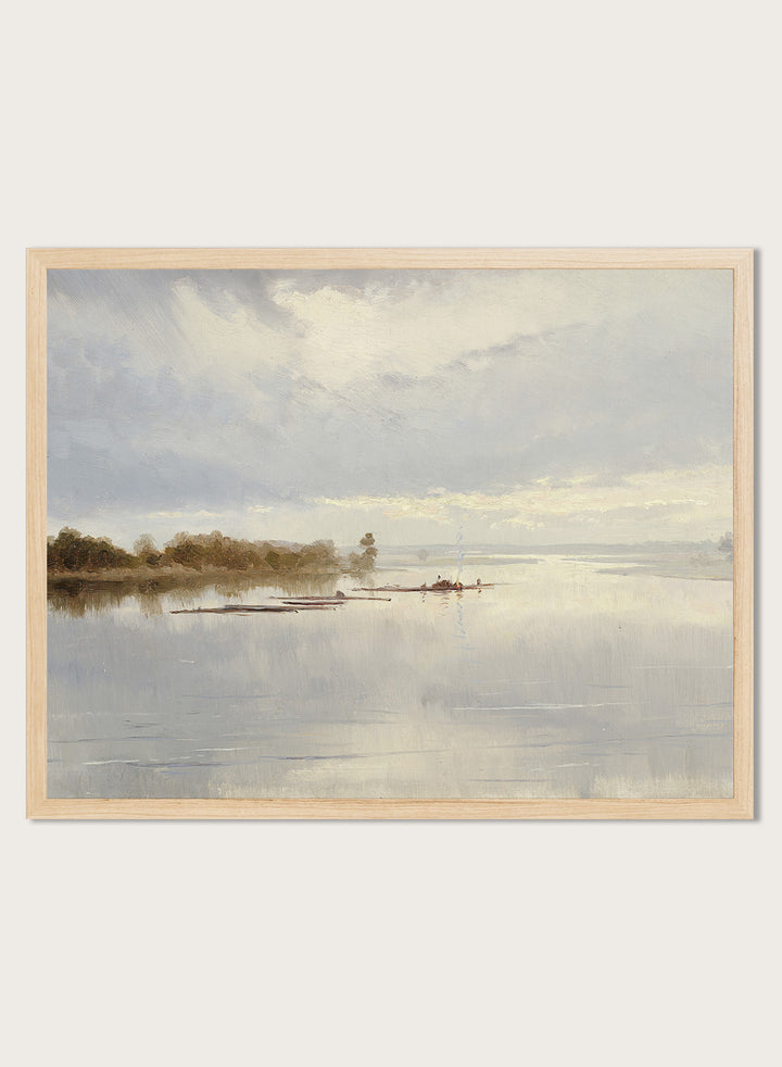"River Landscape" Art Print
