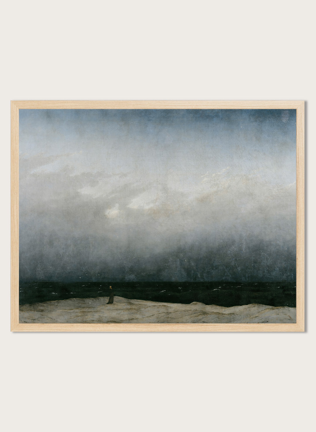 "Monk by the Sea" Art Print