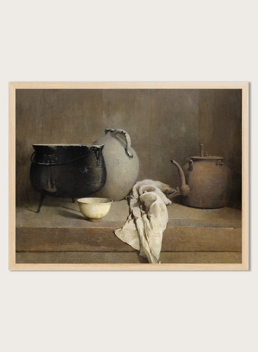 "Study in Grey" Art Print