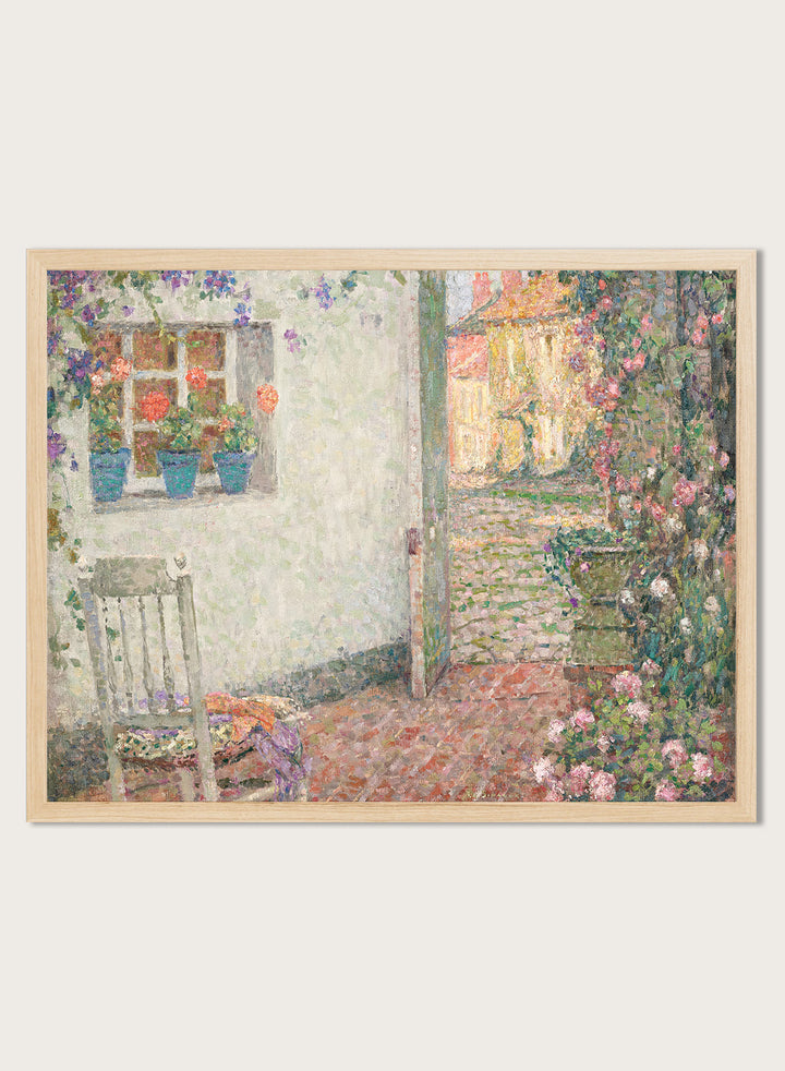 "Le Seuil Fleuri" Art Print