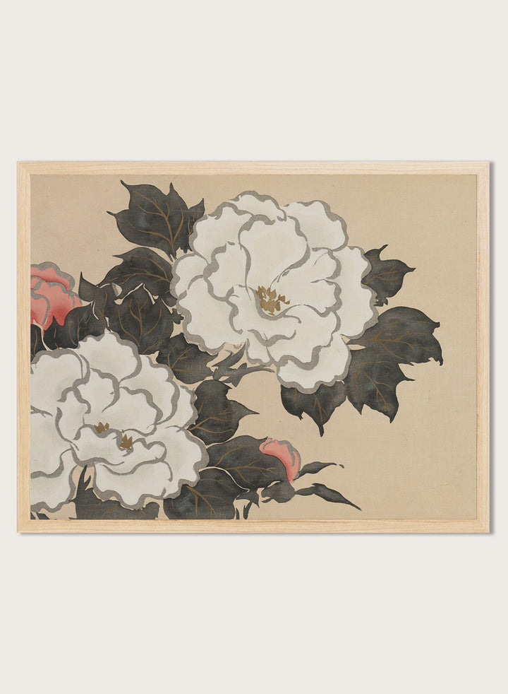 Kamisaka Sekka "Peonies" Art Print