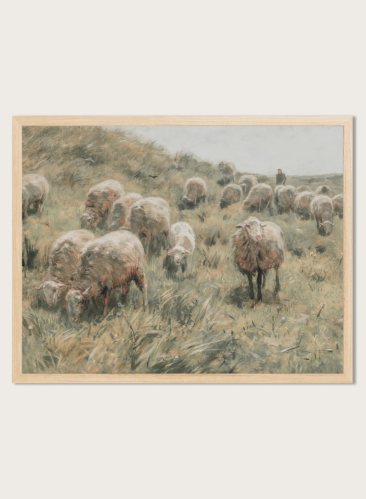 "On the Dunes" Art Print